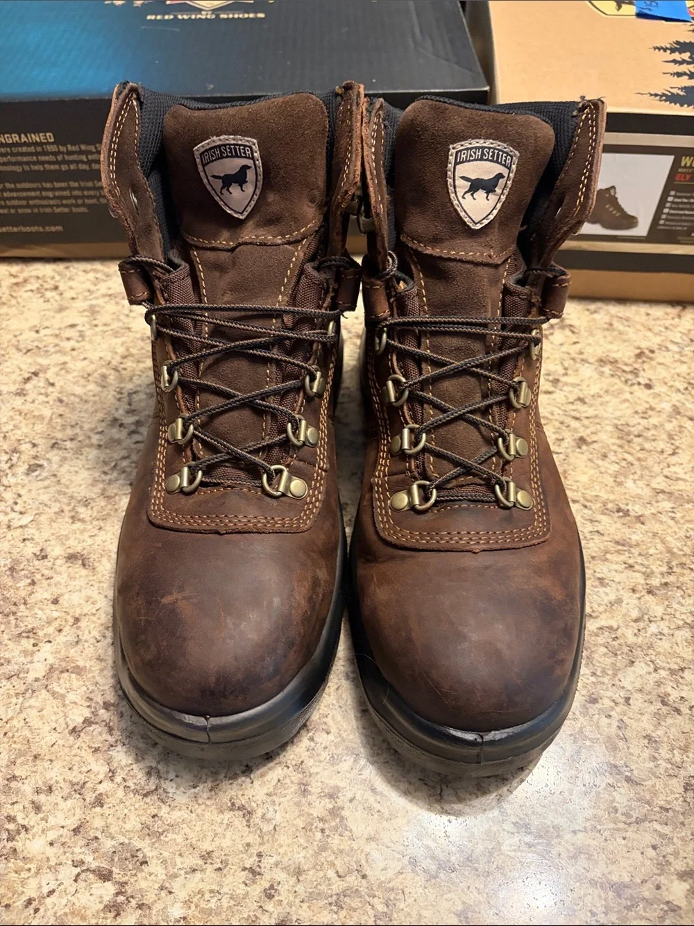 Red Wing Shoes Irish Setter Ely Brown Men’s Work Boots